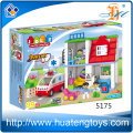 New Arrive crianças criativo diy hospital casa brinquedo blocos de construção